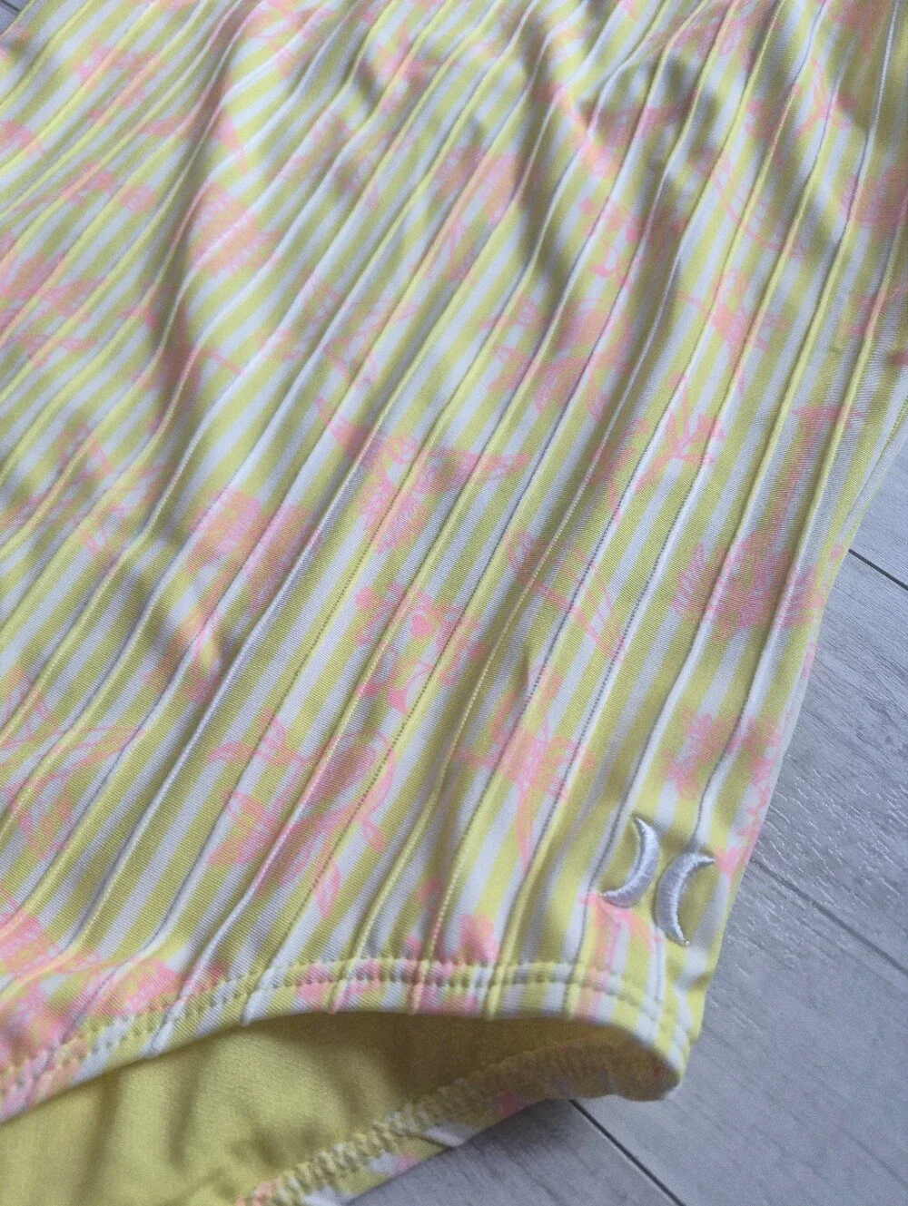 HURLEY NEW Girls Sunny Pinstripe One Piece Swimsuit
